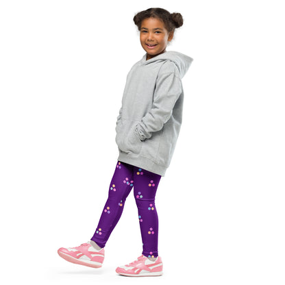 Little Girls' Leggings- Tri Dots