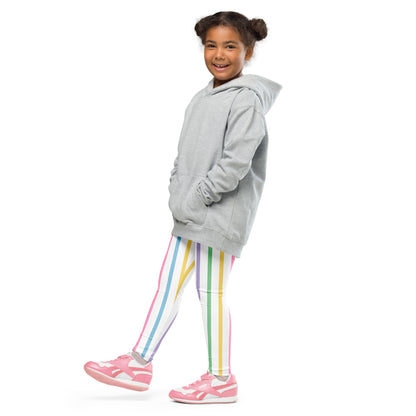 Little Girls'  Leggings Colored Lines