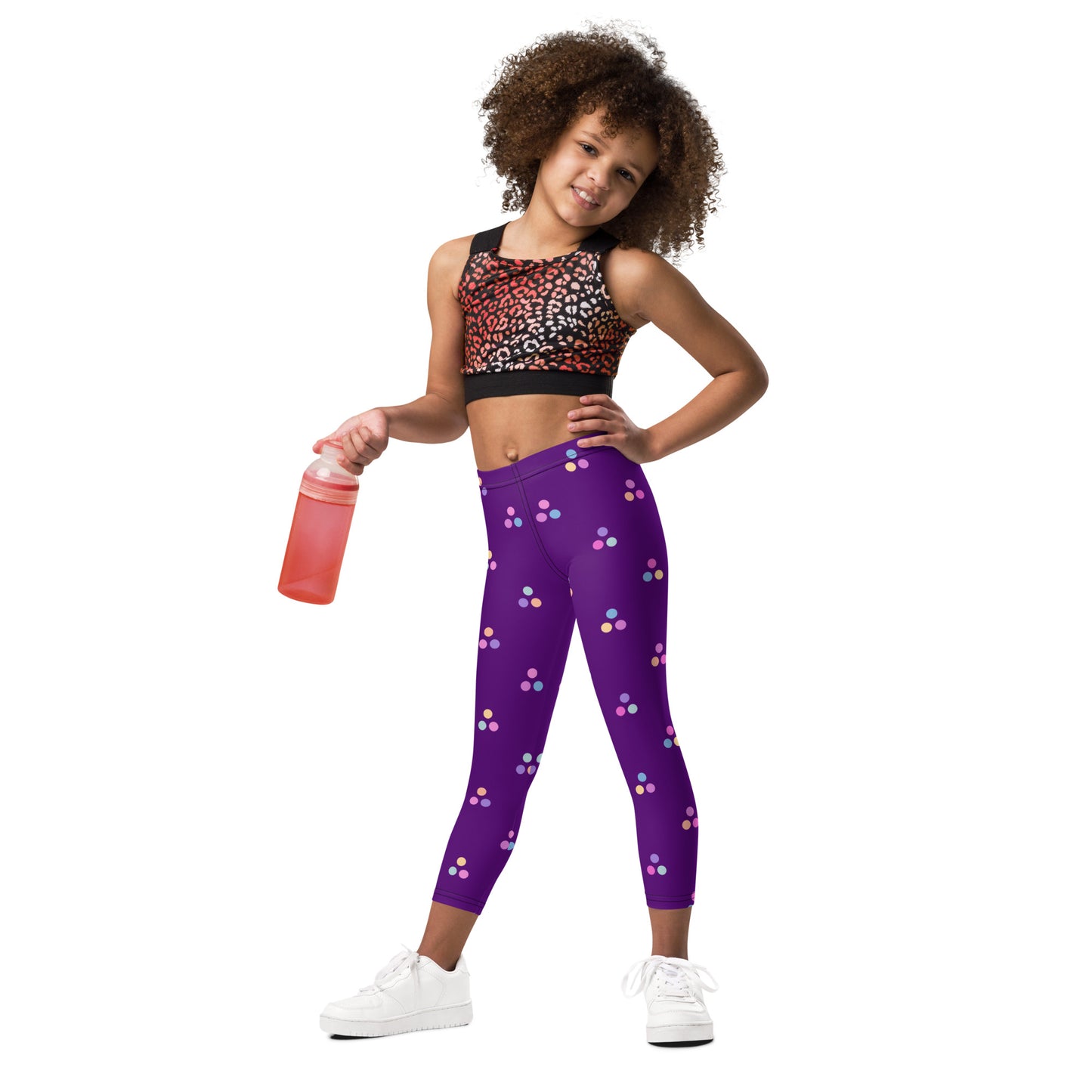 Little Girls' Leggings- Tri Dots