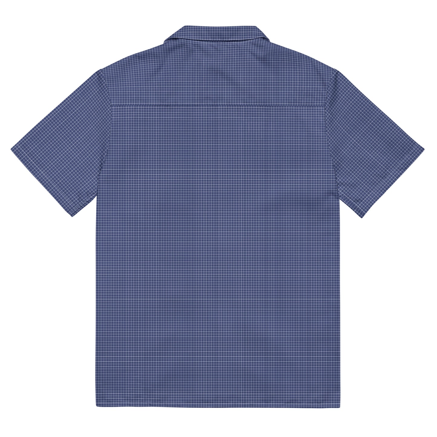 Short Sleeve Button Up Shirt "Small Squares"