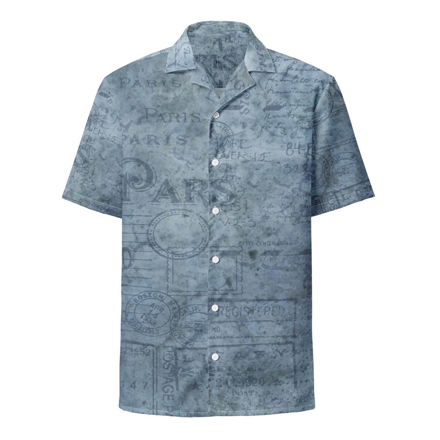 Mens Short Sleeve Button Up Shirt