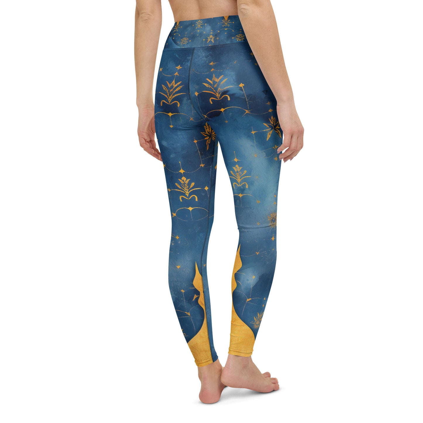 Women's Yoga Tights | Arabian Nights  Sky Inspired Yoga Leggings | By Zaneemo