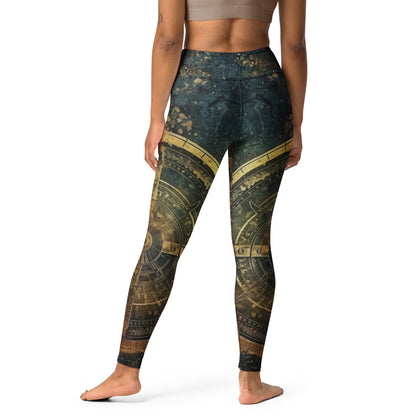 Steampunk Design | Women's Yoga Leggings| Womens Exercise Tights