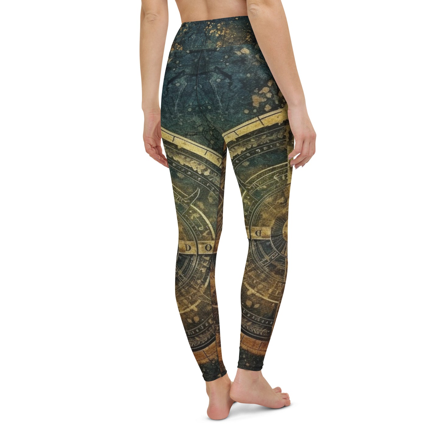 Steampunk Design | Women's Yoga Leggings| Womens Exercise Tights