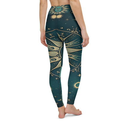 Yoga Leggings - Moon and Stars