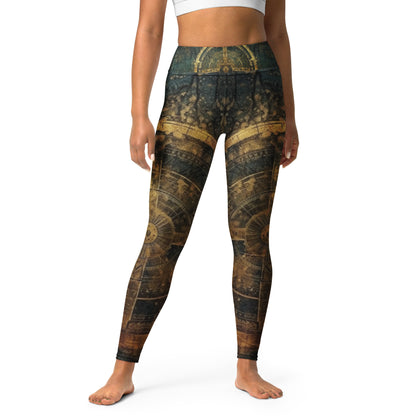 Steampunk Design | Women's Yoga Leggings| Womens Exercise Tights