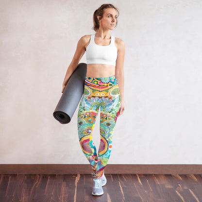 women's Yoga Leggings Colorful