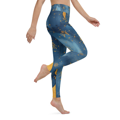 Women's Yoga Tights | Arabian Nights  Sky Inspired Yoga Leggings | By Zaneemo