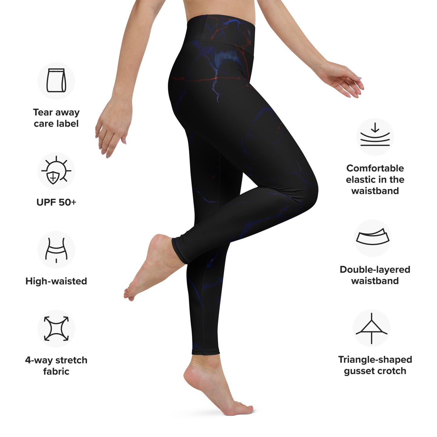 Women's Black Yoga Tights