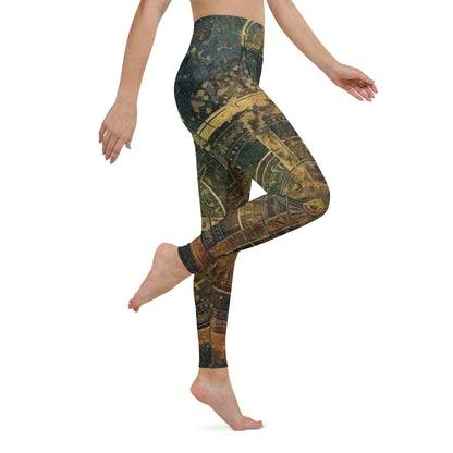 Steampunk Design | Women's Yoga Leggings| Womens Exercise Tights