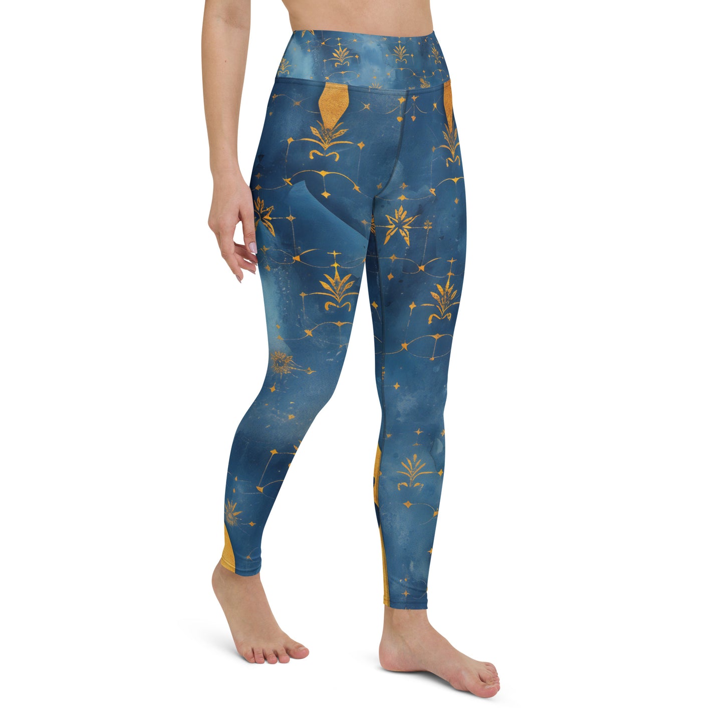 Women's Yoga Tights | Arabian Nights  Sky Inspired Yoga Leggings | By Zaneemo