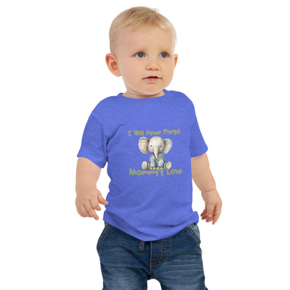 Elephant  Print Toddler/Baby Tee Shirt