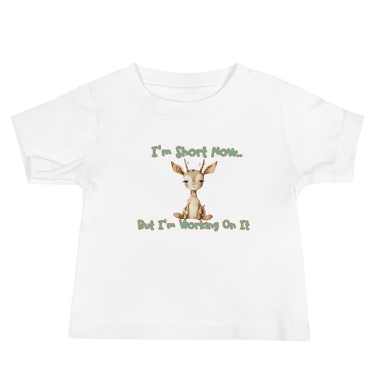 Baby Giraffe Print Toddler Tee Shirt | By Zaneemo