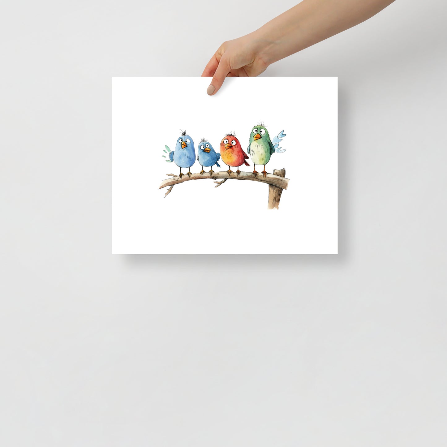 Cute But Crazy Birds Wall Art