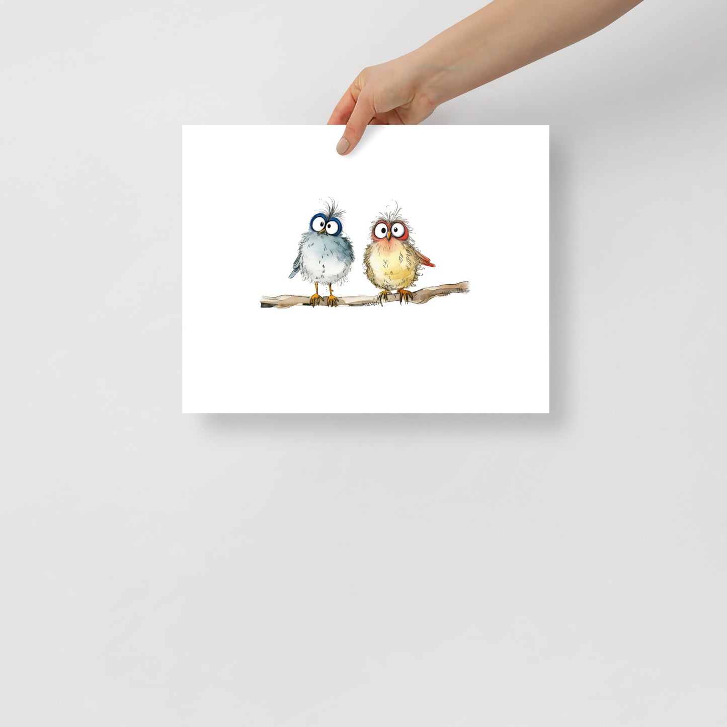 Cute But Crazy Birds Wall Art