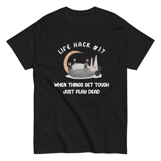 Play Dead Men's Funny Possum Tee Shirt