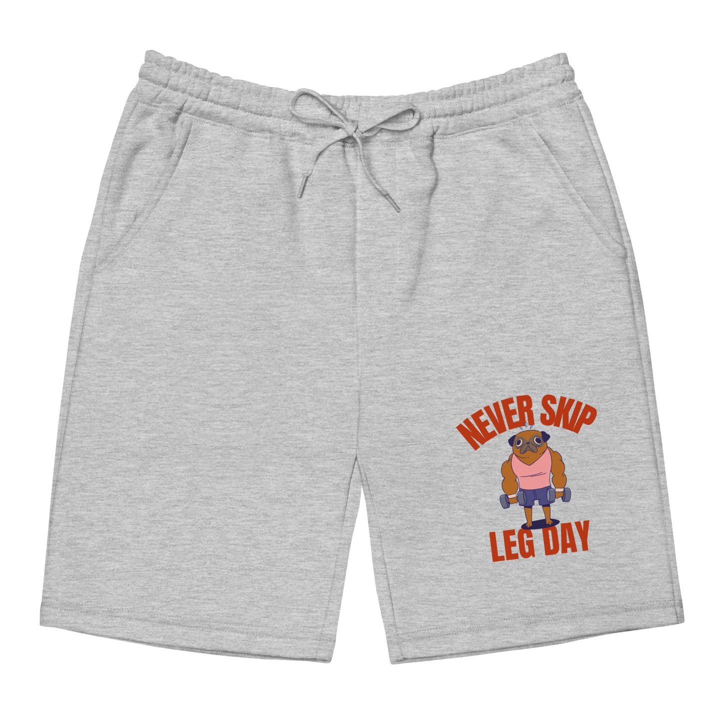 Men's Gym Shorts-"Never Skip Leg Day"