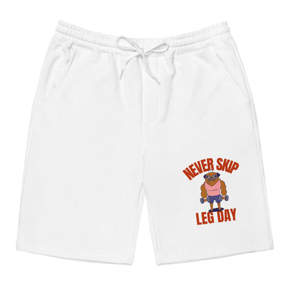 Men's Gym Shorts-"Never Skip Leg Day"