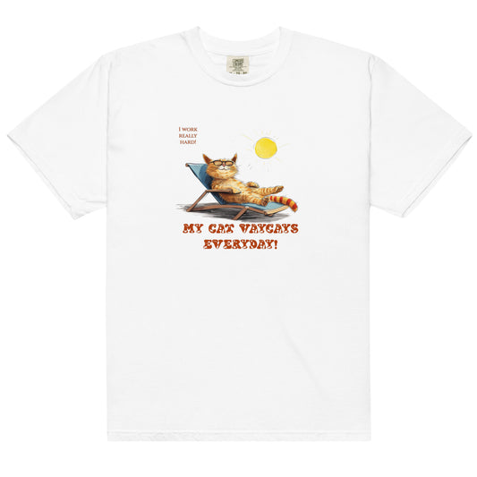 Cat Vacays Cat Owner Tee Shirt