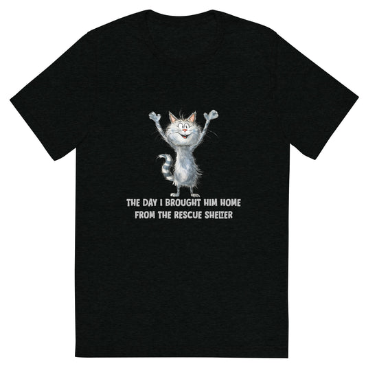 Cat's First Day Home Tee Shirt