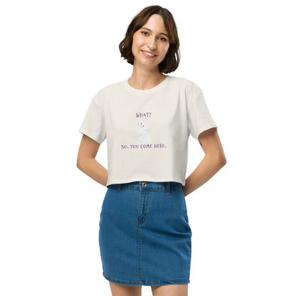 No You Come Women's Crop Top