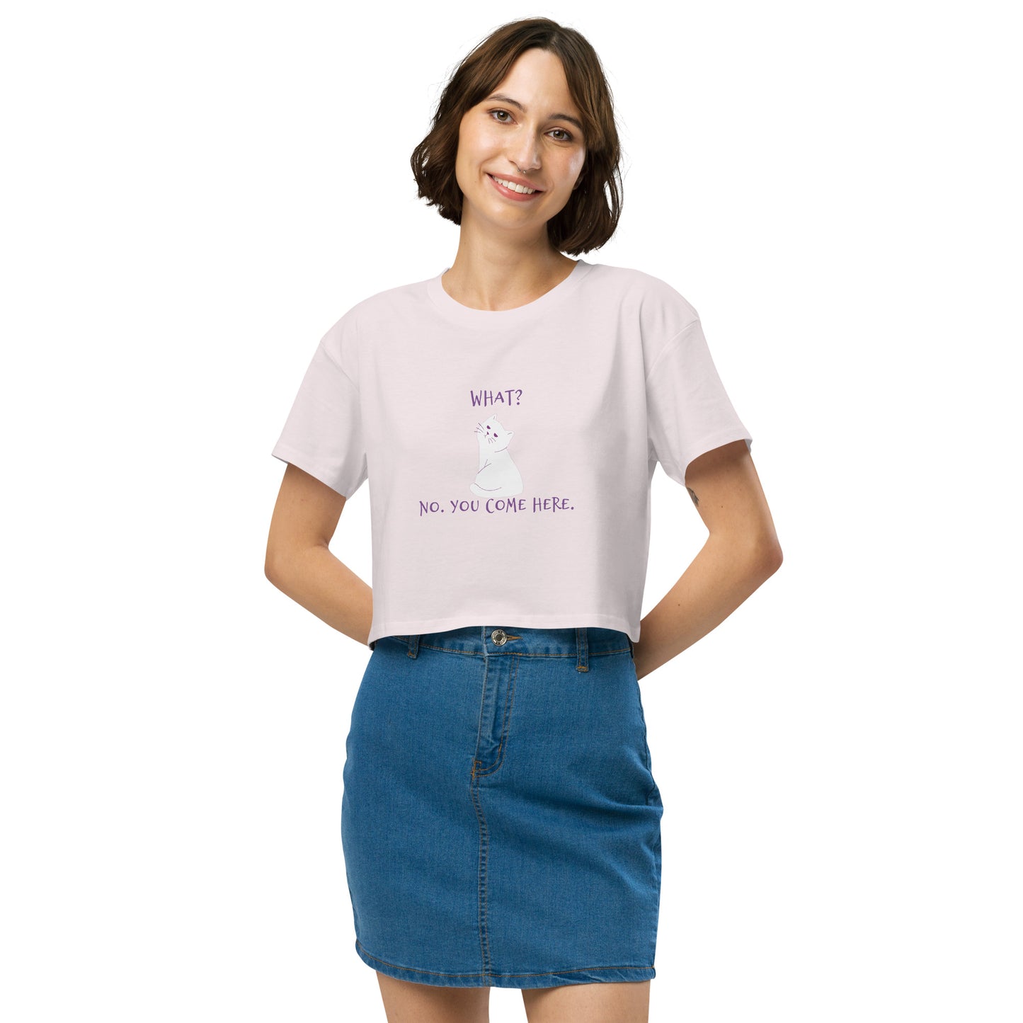 No You Come Women's Crop Top