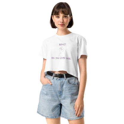 No You Come Women's Crop Top