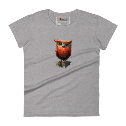 Owl On A Stump Women's T Shirt