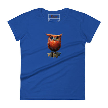 Owl On A Stump Women's T Shirt