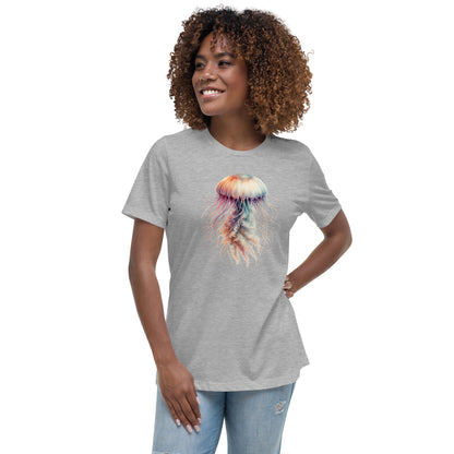 Women's T-Shirt | Beautiful Jellyfish Print Tee | By Zaneemo