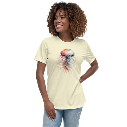 Women's T-Shirt | Beautiful Jellyfish Print Tee | By Zaneemo