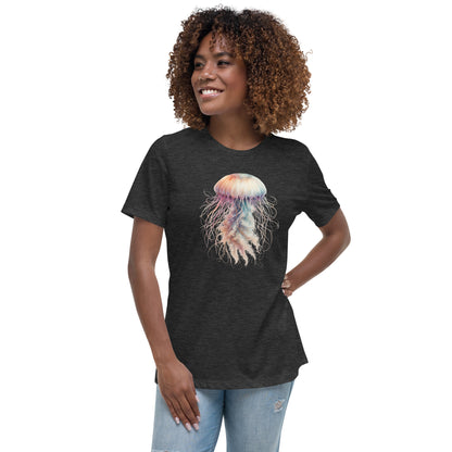 Women's T-Shirt | Beautiful Jellyfish Print Tee | By Zaneemo