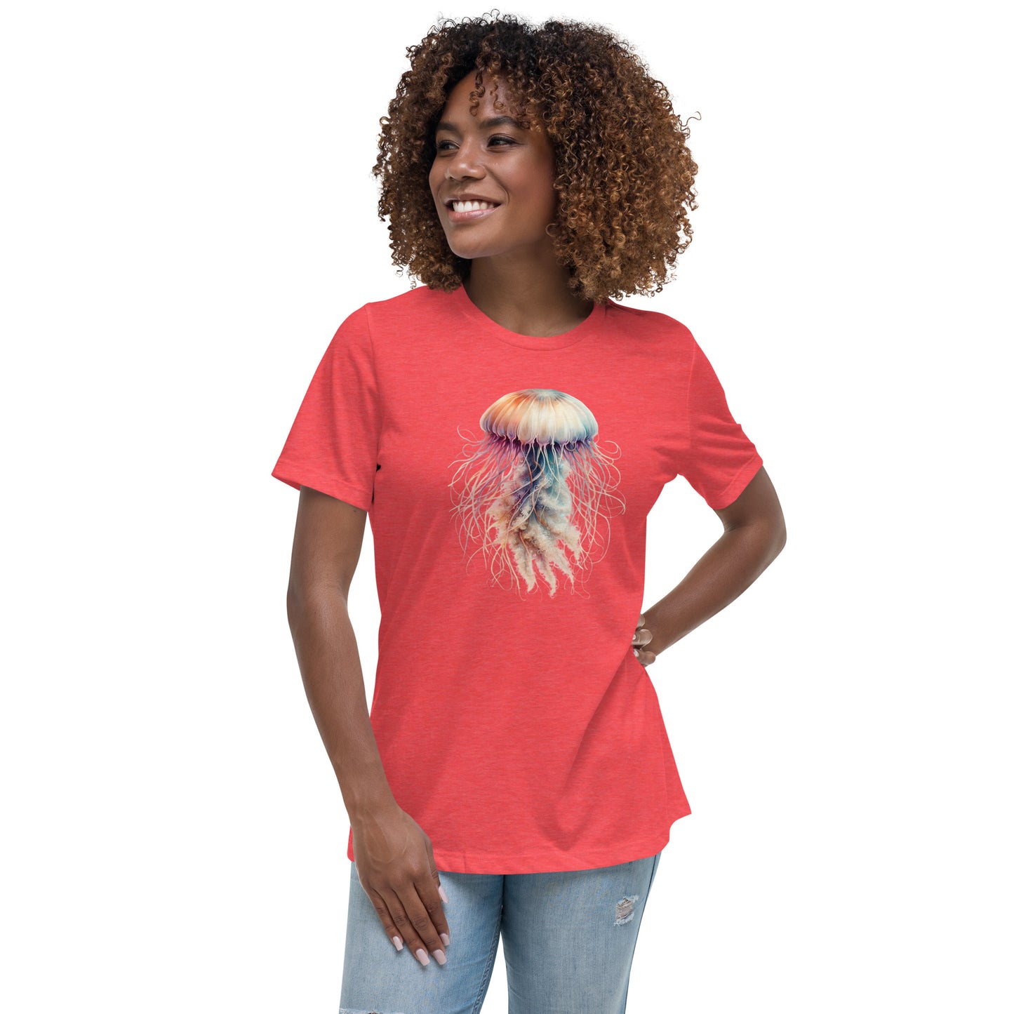 Women's T-Shirt | Beautiful Jellyfish Print Tee | By Zaneemo